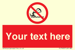 Custom No kite surfing